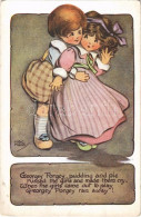 ** T2 'Georgey Porgey, Pudding And Pie...', Nursery Rhyme, Children, C. W. Faulkner & Co. Series 1234. S: H. G. C. Marsh - Unclassified