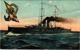 T4 1914 SMS TEGETTHOFF Az Osztrák-Magyar Haditengerészet Tegetthoff-osztályú Csatahajó / K.u.K. Kriegsmarine / WWI Austr - Zonder Classificatie