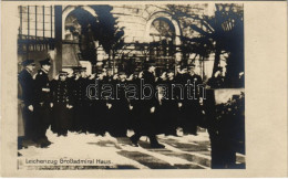 ** T1 1917 Pola, Pula; Anton Haus Osztrák-magyar Admirális Temetése, IV. Károly és Tisztek / K.u.K. Kriegsmarine, Leiche - Unclassified