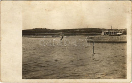 ** T2/T3 Osztrák-Magyar Haditengerészet Tengerben Fürdőző Matróza / K.u.K. Kriegsmarine Matrose / Austro-Hungarian Navy  - Ohne Zuordnung