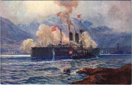 ** T1 Vernichtung Der Lovcen-Batterien Durch SMS Radetzky In Der Bocche Di Cattaro. K.u.K. Kriegsmarine / WWI Austro-Hun - Sin Clasificación