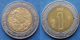 MEXICO - 1 Peso 2019 Mo KM# 603 Estados Unidos Mexicanos Monetary Reform (1993) - Edelweiss Coins - México