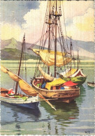 ** T2/T3 Italian Art Postcard, Boats. Cecami 1153. S: M.T. (EK) - Sin Clasificación