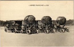 ** T2 L'Armée Francaise En 1920 / French Military, Trucks With Spotlights - Ohne Zuordnung