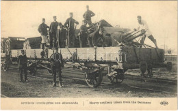 ** T2 Artillerie Lourde Prise Aux Allemands / WWI French Military, Heavy Artillery Taken From The Germans - Non Classés