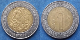 MEXICO - 1 Peso 2021 Mo KM# 603 Estados Unidos Mexicanos Monetary Reform (1993) - Edelweiss Coins - Mexiko