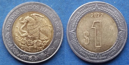 MEXICO - 1 Peso 2022 Mo KM# 603 Estados Unidos Mexicanos Monetary Reform (1993) - Edelweiss Coins - Mexico