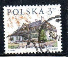 POLONIA POLAND POLSKA 2001 COUNTRY ESTATES JANOWIEC 3z USED USATO OBLITERE' - Gebraucht