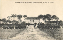 ** T1 Compagnie De Tirailleurs Annamites Sur Le Pied De Guerre / Company Of Tirailleurs Annamites Before The War - Zonder Classificatie