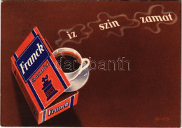 T2/T3 1947 Íz - Szín - Zamat. Franck Cikóriakávé Reklámja. Budapesti Árumintavásár / Hungarian Chicory Coffee Advertisem - Sin Clasificación