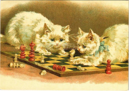 ** T2 Sakkozó Macskák / Cats Playing Chess - Non Classificati