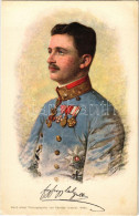 ** T2/T3 Thronfolger Erzherzog Karl Franz Joseph. Nach Einer Photographie Von Förster (Adele), Wien. Offizielle Karte Fü - Sin Clasificación