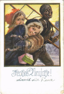 T2/T3 1932 Frohes Neujahr! / New Year Greeting Card, Children, Chimney Sweeper, Karte Nr. 1844. S: I. Streyc (EK) - Sin Clasificación