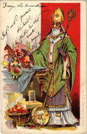 T2/T3 1904 Saint Nicholas With Toys. Verlag Ed. Arenz Litho (EK) - Sin Clasificación