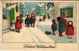 * T2/T3 Fröhliche Weihnachten / Karácsonyi üdvözlet / Christmas Greeting. Erika Nr. 6053. Litho S: P. Ebner (EK) - Sin Clasificación