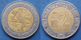 MEXICO - 2 Nuevos Pesos 1994 Mo KM# 551 Estados Unidos Mexicanos Monetary Reform (1993) - Edelweiss Coins - Mexico