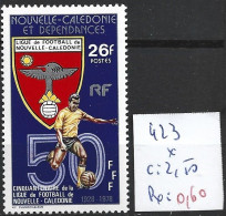 NOUVELLE-CALEDONIE 423 * Côte 2.50 € - Unused Stamps