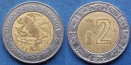 MEXICO - 2 Pesos 2001 Mo KM# 604 Estados Unidos Mexicanos Monetary Reform (1993) - Edelweiss Coins - Mexico