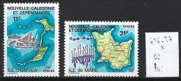 NOUVELLE-CALEDONIE 426-27 * Côte 3.30 € - Unused Stamps