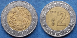 MEXICO - 2 Pesos 2016 Mo KM# 604 Estados Unidos Mexicanos Monetary Reform (1993) - Edelweiss Coins - Mexiko
