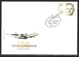 UKRAINE. N°692 De 2006 Sur Enveloppe 1er Jour. Avion Antonov. - Airplanes