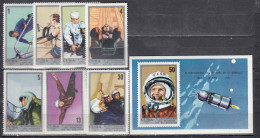 Cuba 1971 - Space, Mi-Nr. 1681/87+Bl. 37, MNH**4.00 - Nuevos