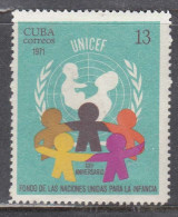 Cuba 1971 - 25 Years UNICEF, Mi-nr. 1742, MNH** - Unused Stamps