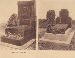 NORD ALNOYE GAUDIER REMBAUX MONUMENTS FUNERAIRES CARTE DOUBLE - Aulnoye