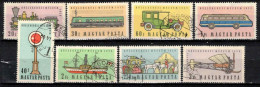 Hongrie 1959 Mi 1584-91 (Yv 1278-84+PA 223), Obliteré - Usati