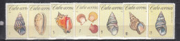Cuba 1966 - Snails And Mussels, Mi-Nr. 1194/200, MNH** - Unused Stamps