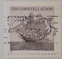 VERINIGTE STAATEN ETAS UNIS USA 2004 U.S.S. CONSELLATION 37C USED ON PAPER SC 3869 YT 3568 MI 3847 SG 4374 - Usados