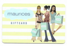 Maurices, U.S.A., Carte Cadeau Pour Collection, Sans Valeur, # Maurices-2 - Tarjetas De Fidelización Y De Regalo