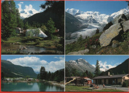 PONTRESINA Camping Plauns Morteratsch Blick Auf Bernina-Massiv - Pontresina