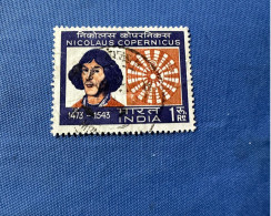 India 1973 Michel 571 Nikolaus Kopernikus - Oblitérés