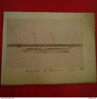 PHOTO BATEAU REGATE D ANVERS 1896 - Boats