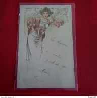 ILLUSTRATEUR MUCHA FEMME ART NOUVEAU - Mucha, Alphonse