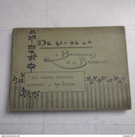 ALBUM CPA DE CI DE LA A BRUXELLES ET EN BRABANT ILLUSTRATEUR LYNEN ENVIRON 155 CARTES - 100 - 499 Postcards