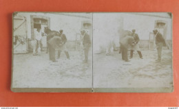 PHOTO STEREO CHEVAL 1901 METIER MARÉCHAL FREAND - Fotos Estereoscópicas