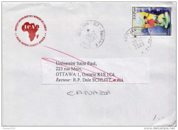 Postal History: Ivory Coast Cover - 2002 – South Korea / Japan