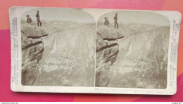 1902 DISTANCE D UNE MILLE GLACIER POINT YOSEMITE CALIFORNIA - Stereoscopes - Side-by-side Viewers