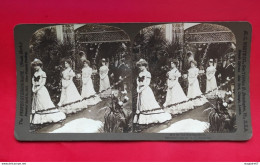 STÉRÉO PROCESSION DE NOCE H.C. WHITE CO USA 1903 - Stereo-Photographie