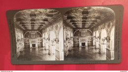 STÉRÉO H.C. WHITE CO USA GALLERY OF HENRY II PALACE OF FONTAINEBLEAU FRANCE - Stereoscopic