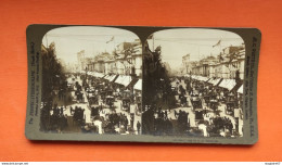 PHOTO STÉRÉO H.C. WHITE CO USA REGENT STREET THE FASHIONABLE SHOPPING STREET OF LONDON ENGLAND - Stereoscopic