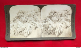 PHOTO STÉRÉO H.C. WHITE CO USA  THE VINES ON GOAT ISLAND IN WINTER NIAGARA FALLS N.Y. - Stereoscopic