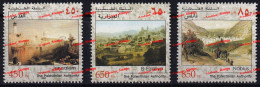 2002 PALESTINE PALESTINIAN AUTHORITY HISTORICAL CITY VIEWS PAINTINGS VISTAS JERUSALEM AIZARYA NABLUS - Palestine