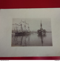 PHOTO BATEAU DE GUERRE LIEU A IDENTIFIER - Boten