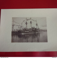 PHOTO BATEAU DE GUERRE LIEU A IDENTIFIER - Barcos