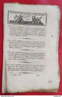 BULLETIN DES LOIS DE LA RÉPUBLIQUE ARRÊTÉ HOSPICE CAVAILLON SAINT OMER CALVADOS LYON - Decrees & Laws