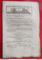 BULLETIN DES LOIS DE LA RÉPUBLIQUE ARRÊTÉ DU DÉPARTEMENT DU TARN - Decrees & Laws