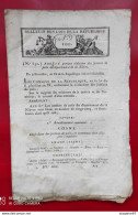 BULLETIN DES LOIS ARRÊTÉ PORTANT RÉDUCTION DES JUSTICES DE PAIX DU DÉPARTEMENT DE LA NIÈVRE - Decretos & Leyes